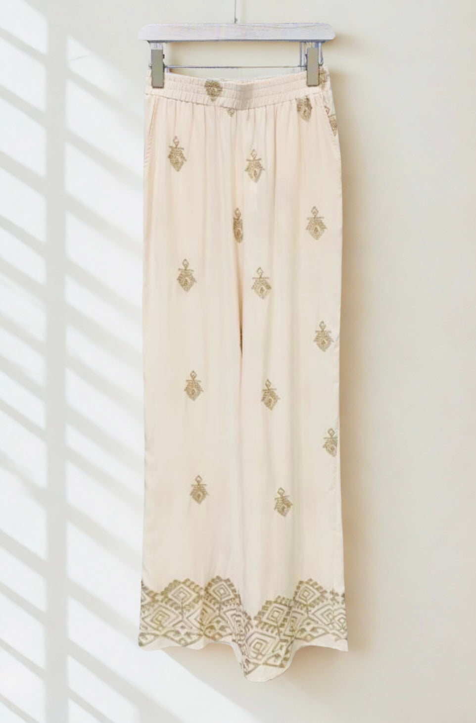Pantalon à motif taupe