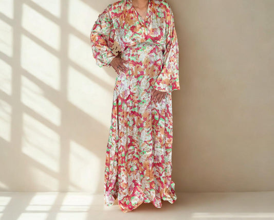 Robe fluide mélange d'été